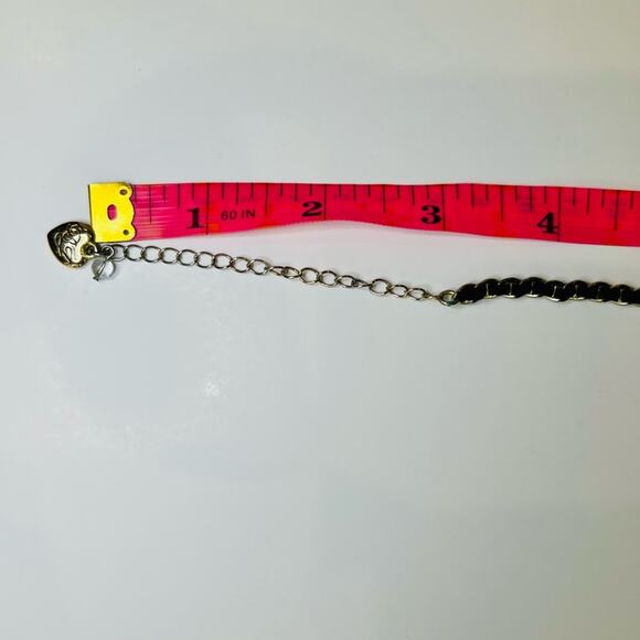 Betsey Johnson Rare Vintage Floral Heart Necklace - Picture 6 of 6